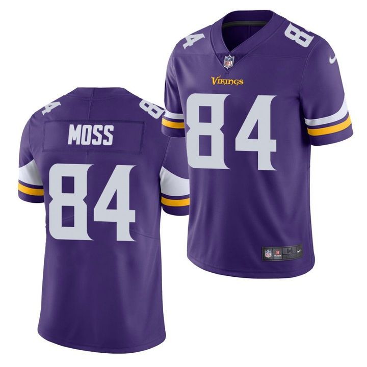 Men Minnesota Vikings 84 Randy Moss Nike Purple Limited NFL Jersey